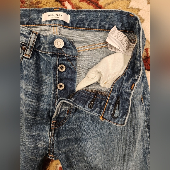 Moussy Vintage Straight leg Jean size 24 - Picture 4 of 7